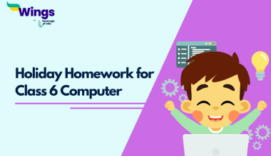 Holiday Homework for Class 6 Computer