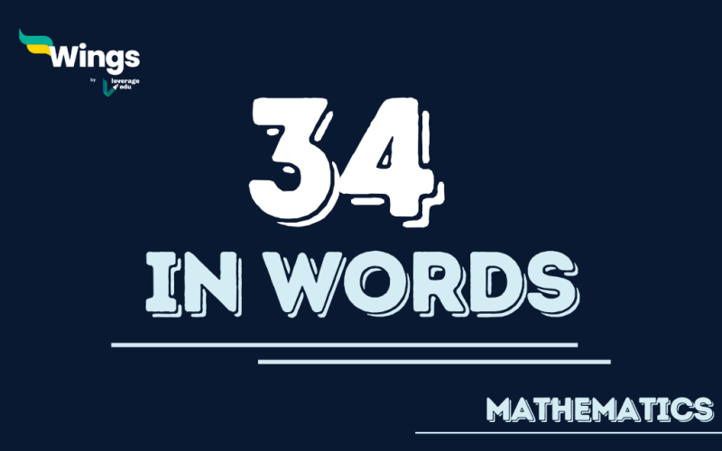 34 in Words