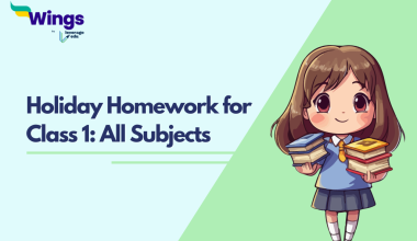 Holiday Homework for Class 1 All Subjects