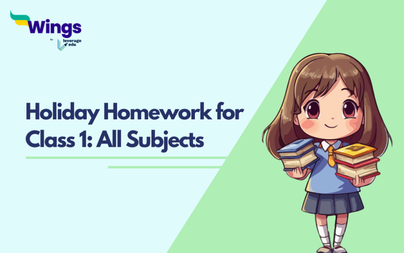 Holiday Homework for Class 1 All Subjects