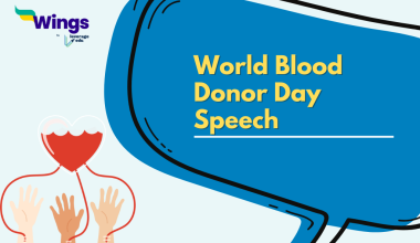 World Blood Donor Day Speech