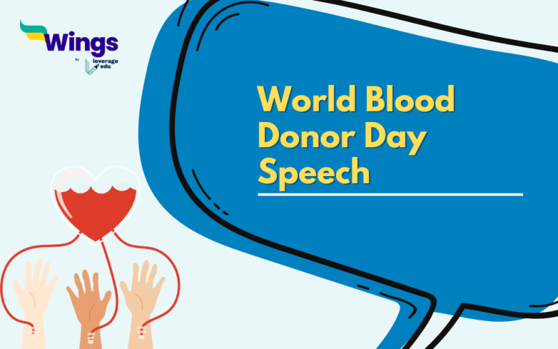 World Blood Donor Day Speech