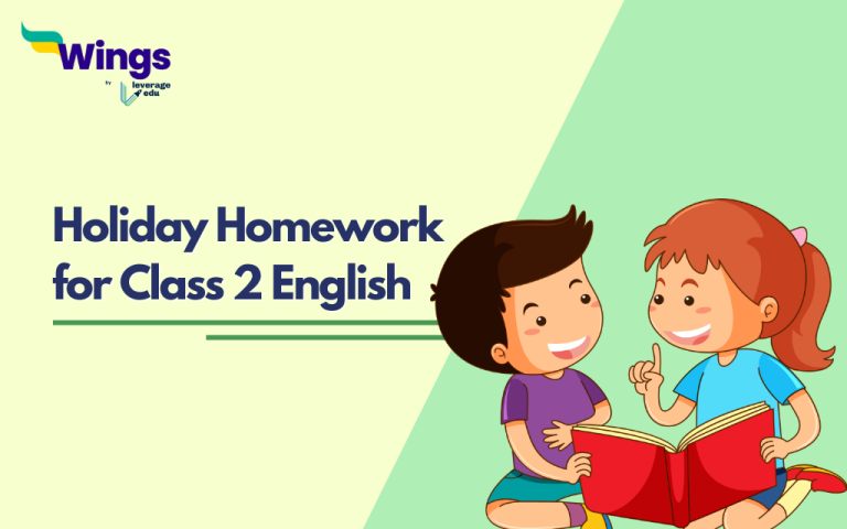 holiday homework for class 2 english