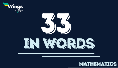 33 in Words