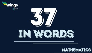 37 in Words