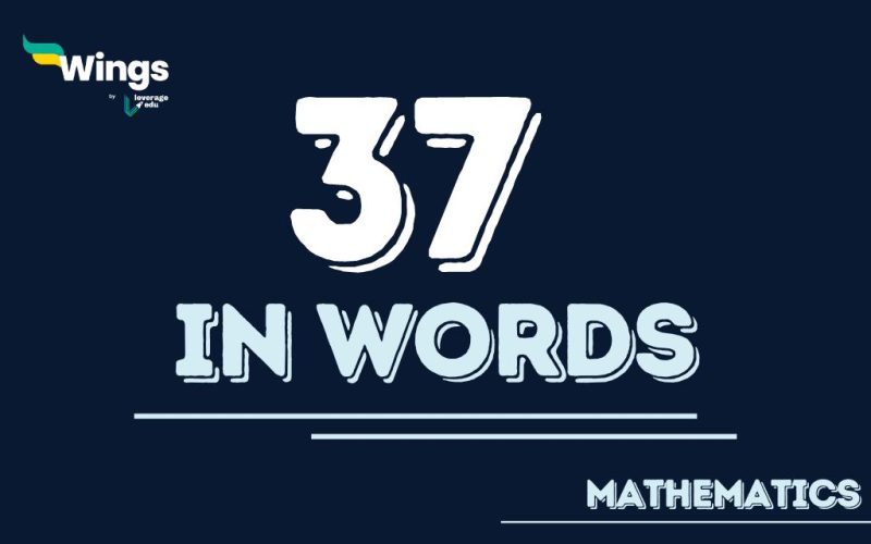 37 in Words