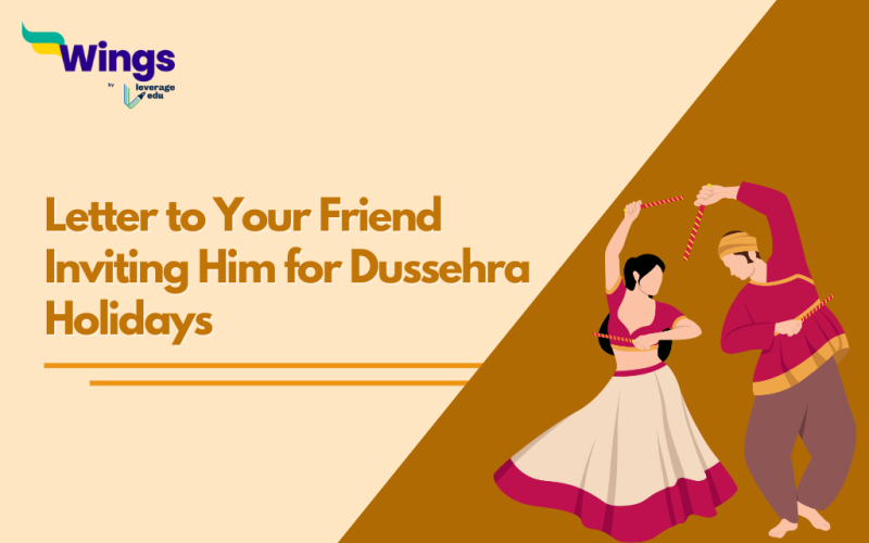 Letter to Your Friend Inviting Him for Dussehra Holidays