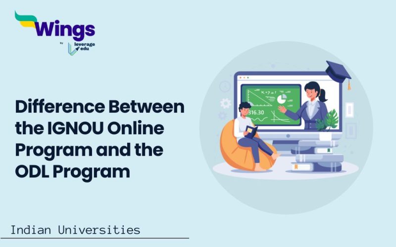 Difference Between the IGNOU Online Program and the ODL Program