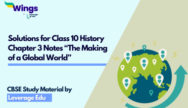 Solutions for Class 10 History Chapter 3 Notes ¨The Making of a Global World¨ (PDF)