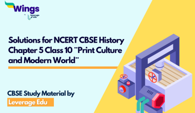 Solutions for NCERT CBSE History Chapter 5 Class 10 ¨Print Culture and Modern World¨ (PDF)