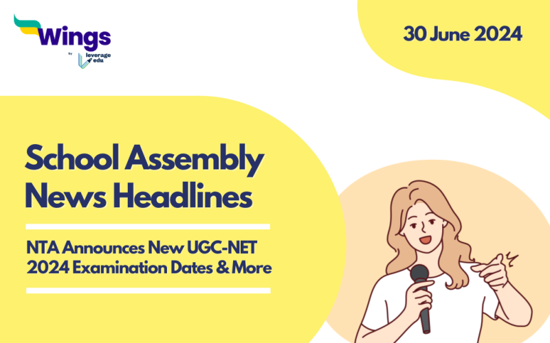 30 June School Assembly News Headlines
