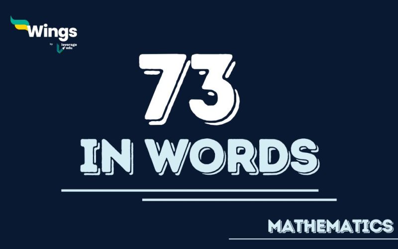 73 In Words