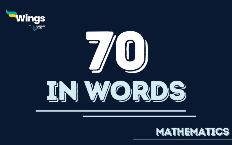 70 in words
