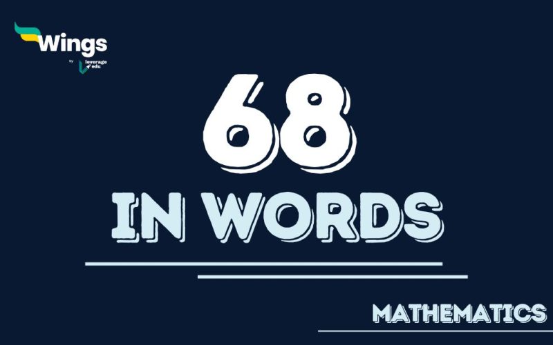 68 in words