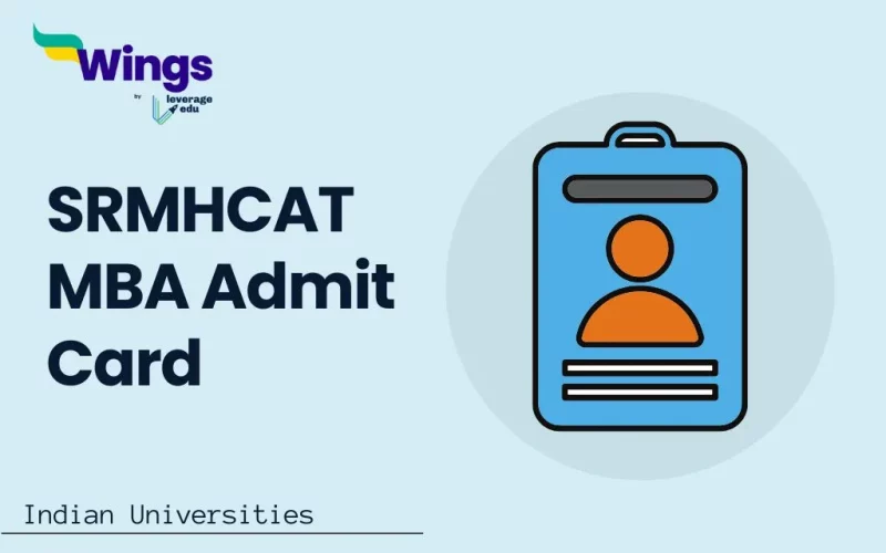 SRMHCAT MBA Admit Card