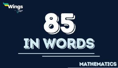 85 in Words