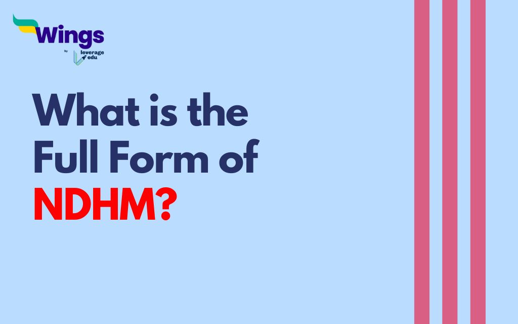 What Is The Full Form Of NDHM?