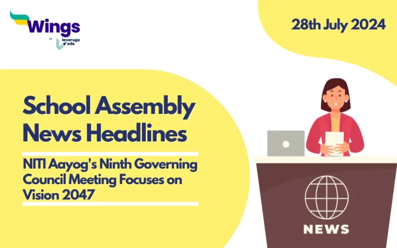 Today School Assembly News Headlines 28 July 2024 in English