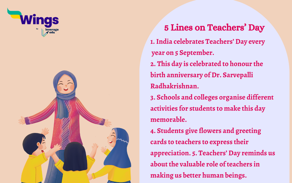 Lines on Teachers Day