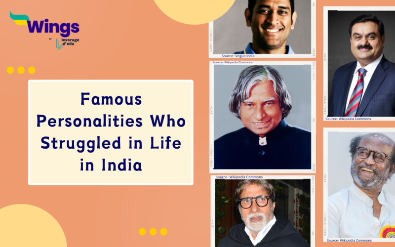 famous personalities who struggled in life in India