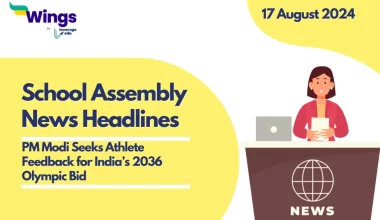 School Assembly News Headlines 17 August 2024