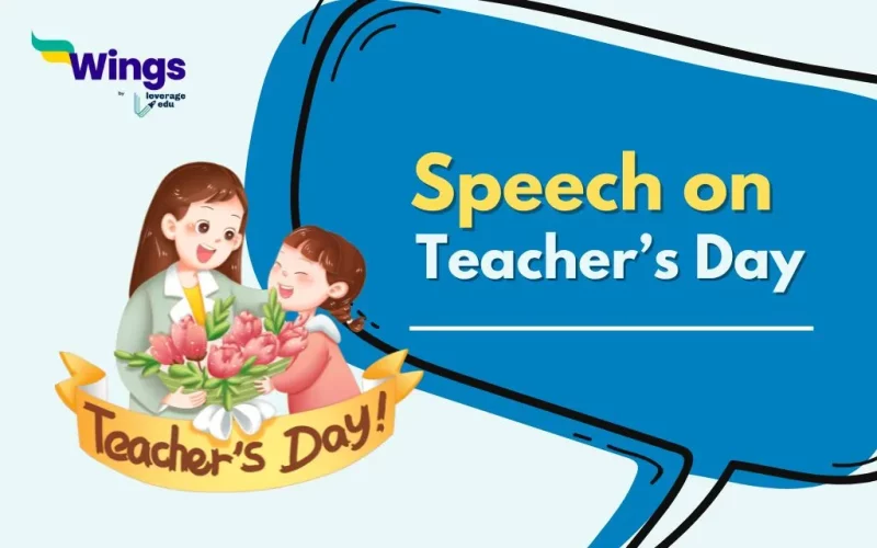 Teacher's Day Speech in English