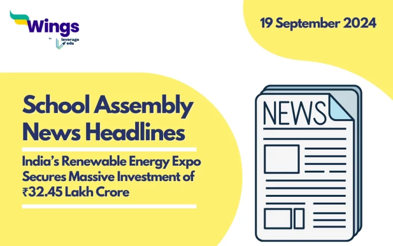 School Assembly News Headlines