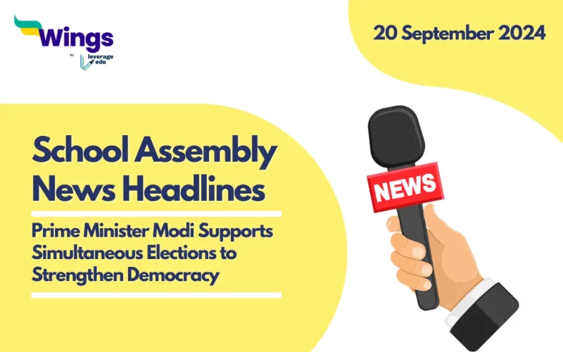 School Assembly News Headlines