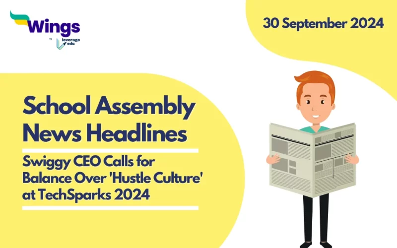 School Assembly News Headlines 30 September 2024