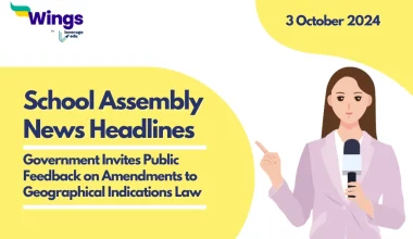 School Assembly News Headlines 3 October 2024