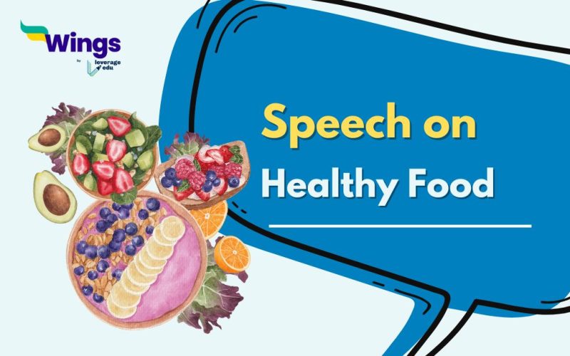 Speech about Healthy Food