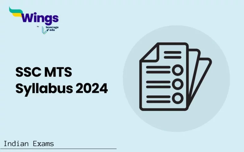 SSC MTS Syllabus 2024