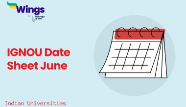 IGNOU Date Sheet June