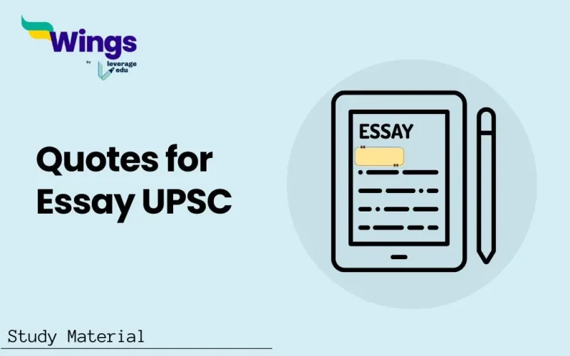 Quotes for Essay UPSC