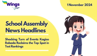 School Assembly News Headlines 1 November 2024