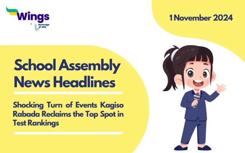 School Assembly News Headlines 1 November 2024