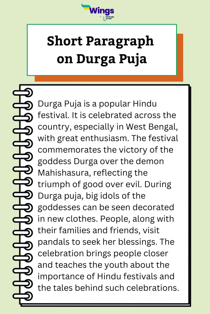 Short Paragraph on Durga Puja
