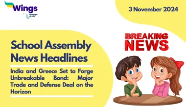 School Asssembly News Headlines 3 November 2024