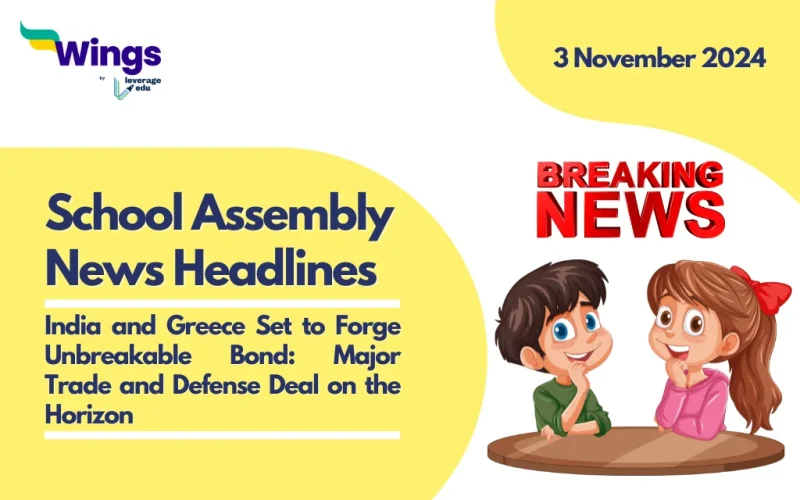 School Asssembly News Headlines 3 November 2024