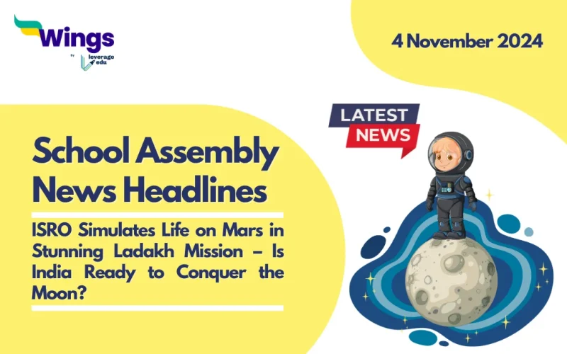 School Assembly News Headlines 4 November 2024