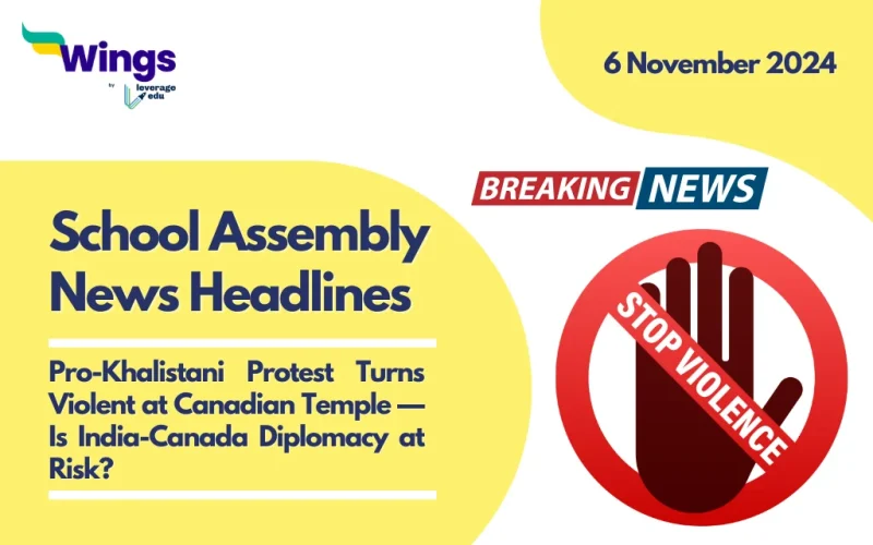 School Assembly News Headlines 6 November 2024