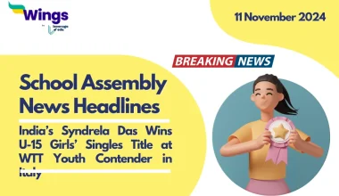 School Assembly News Headlines 11 November 2024