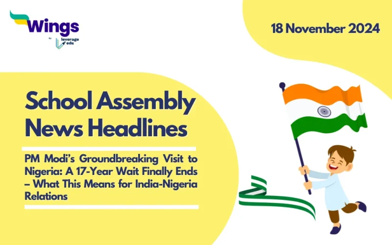 School Assembly News Headlines 18 November 2024