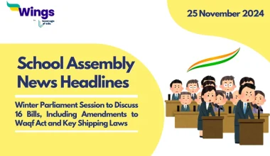 School Assembly News Headlines 25 November 2024