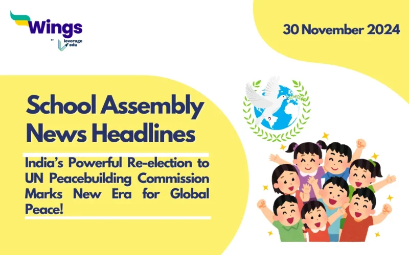 School Assembly News Headlines 30 November 2024