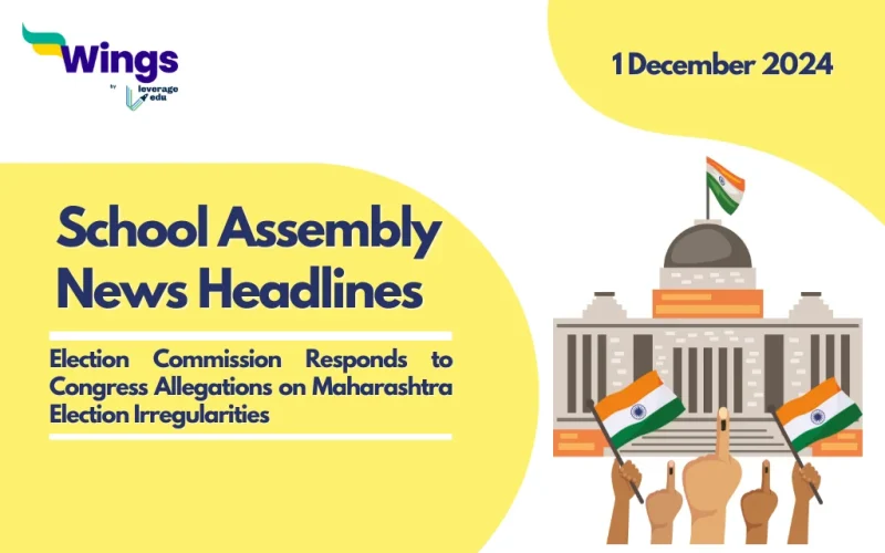 School Assembly News Headlines 1 December 2024