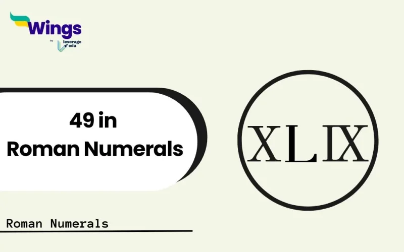 How to Write 49 in Roman Numerals? | Leverage Edu