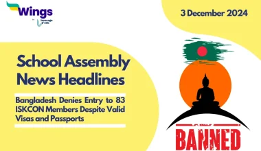 School Assembly News Headlines 3 December 2024