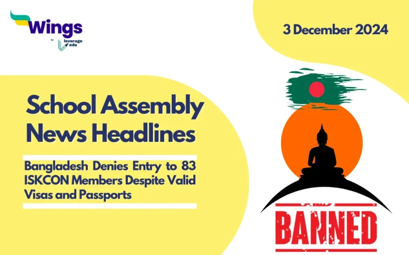 School Assembly News Headlines 3 December 2024