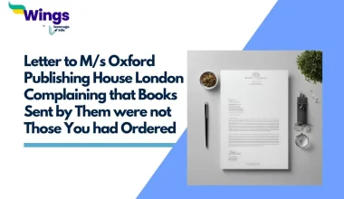 Letter to M/s Oxford Publishing House London Complaining that Books Sent by Them were not Those You had Ordered